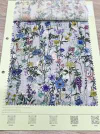 DP-5000-4 60 Lawn Digital Print Vertical Flowing Flowers[Textile / Fabric] HOKKOH Sub Photo
