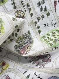 DP-5000-5 60 Lawn Digital Print Map Pattern[Textile / Fabric] HOKKOH Sub Photo