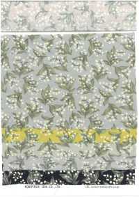 KTS7135 Broadcloth With Small Floral And Cat Print[Textile / Fabric] Cotton Kobayashi Sub Photo