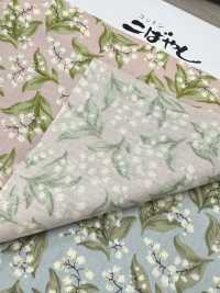 KTS7135 Broadcloth With Small Floral And Cat Print[Textile / Fabric] Cotton Kobayashi Sub Photo