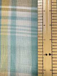 35528 80 % Thread Organic Cotton Lawn Madras Check[Textile / Fabric] SUNWELL Sub Photo