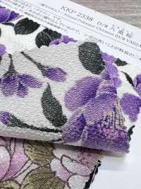 KKP2338-D-YAEZAKURA Futako Chirimen Double Cherry Blossom[Textile / Fabric] Uni Textile(Komon Studio) Sub Photo