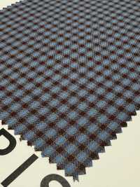 3SG042 Recycled Polyester Oxford Plaid[Textile / Fabric] Chambray Sub Photo