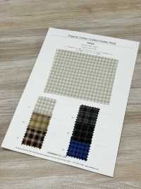 3SG040 Organic Cotton Crafted Dobby Plaid[Textile / Fabric] Chambray Sub Photo