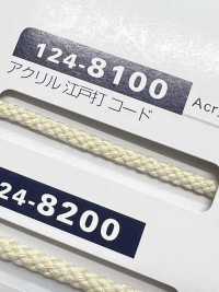 124-8100 Acrylic Edo-uchi Cord Round String[Ribbon Tape Cord] DARIN Sub Photo
