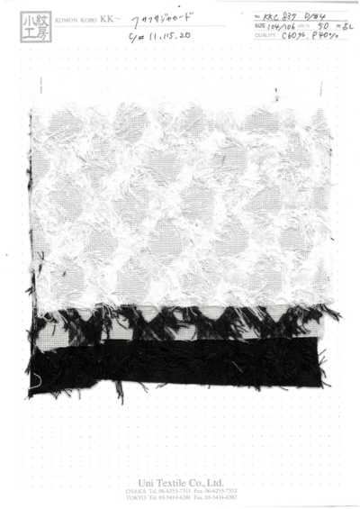 KKC837-D-4 Fluffy Jacquard
