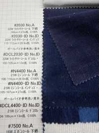 N4400-ID 21W Mijinkoruten Indigo[Textile / Fabric] Kumoi Beauty Sub Photo