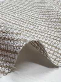 KKP3338-D1127 Futako Chirimen Single Color Print Edo Komon Moss Stitch[Textile / Fabric] Uni Textile(Komon Studio) Sub Photo