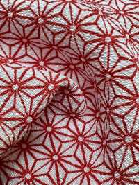 KKP3338-D1129 Futako Chirimen Asanoha[Textile / Fabric] Uni Textile(Komon Studio) Sub Photo