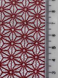 KKP3338-D1129 Futako Chirimen Asanoha[Textile / Fabric] Uni Textile(Komon Studio) Sub Photo