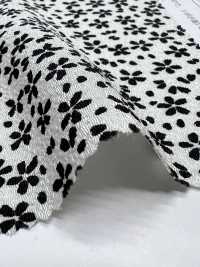 KKP3338-D1131 Futako Chirimen Cherry Blossom Snowstorm[Textile / Fabric] Uni Textile(Komon Studio) Sub Photo