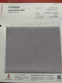 RS5000 Lamé Sheer Knit[Textile / Fabric] Suncorona Oda Sub Photo