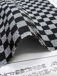 KKP3338-D-ICHIMATSU Chirimen Chirimen® Checkered Pattern[Textile / Fabric] Uni Textile(Komon Studio) Sub Photo