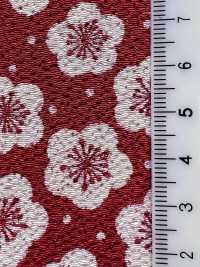 KKP3338-D-UMEARARE Futako Chirimen Plum Rice Crackers[Textile / Fabric] Uni Textile(Komon Studio) Sub Photo