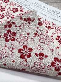 KKP3338-D-NAGAREUME Futako Chirimen Flowing Plum Blossoms[Textile / Fabric] Uni Textile(Komon Studio) Sub Photo