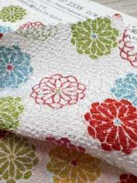 KKP2338-D-HAIKARA Futako Chirimen Haikara Kogiku[Textile / Fabric] Uni Textile(Komon Studio) Sub Photo