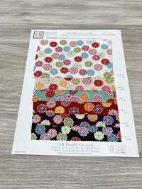 KKP2338-D-HAIKARA Futako Chirimen Haikara Kogiku[Textile / Fabric] Uni Textile(Komon Studio) Sub Photo