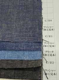 LMM2280 Cotton Linen Selvedge Light Ounce Colored Denim 5oz[Textile / Fabric] Yoshiwa Textiles Sub Photo