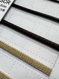 34SCR Silicone Coated Cord 3mm[Ribbon Tape Cord] Cordon Sub Photo