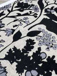 7026-1710-1 CL Loomstate Silhouette Floral Print[Textile / Fabric] HOKKOH Sub Photo