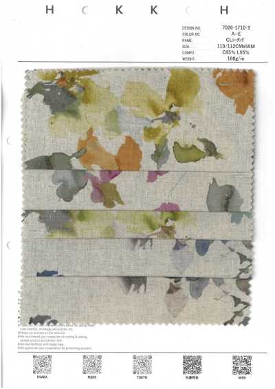 CL Sheeting Watercolor Floral