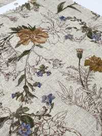 7026-1710-4 CL Loomstate Botanical Pattern[Textile / Fabric] HOKKOH Sub Photo