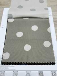 7026-1720-6 21W Corduroy Hand-painted Circle[Textile / Fabric] HOKKOH Sub Photo