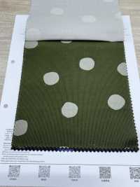 7026-1720-6 21W Corduroy Hand-painted Circle[Textile / Fabric] HOKKOH Sub Photo