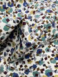4026-1755-3 21W Corduroy Geometric Flower[Textile / Fabric] HOKKOH Sub Photo
