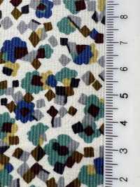 4026-1755-3 21W Corduroy Geometric Flower[Textile / Fabric] HOKKOH Sub Photo