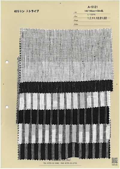 A-5121 40 Linen Stripe