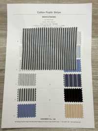 5SG032 Cotton Poplin Stripes[Textile / Fabric] Chambray Sub Photo
