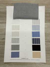 5SG032 Cotton Poplin Stripes[Textile / Fabric] Chambray Sub Photo