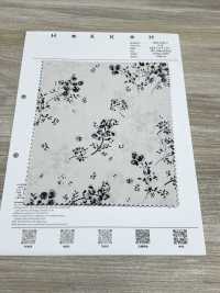 7026-1630-2 60 Typewriter Cloth Blurred Flower[Textile / Fabric] HOKKOH Sub Photo