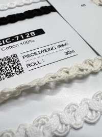 SIC-7128 Cotton Lace Braid[Ribbon Tape Cord] SHINDO(SIC) Sub Photo