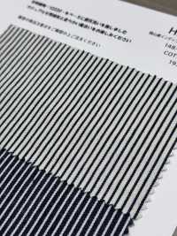 HK2220W Okayama-made Indigo Yarn Dyed Hickory, One Wash[Textile / Fabric] KOYAMA Sub Photo