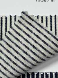 HK2220W Okayama-made Indigo Yarn Dyed Hickory, One Wash[Textile / Fabric] KOYAMA Sub Photo