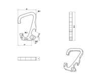 HH140 Altica Tilt Head Carabiner[Buckles And Ring] Sub Photo