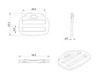 HH060-B Altica Universe Triglide[Buckles And Ring] Sub Photo
