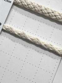 C12 Natural Material Cord PART 1, 12% Cotton, Round Cord, 4.0mm, With Core[Ribbon Tape Cord] Cordon Sub Photo