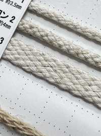 LR3 Natural Material Cord PART2 Linen Rayon 3 Bag Cord 8.5mm[Ribbon Tape Cord] Cordon Sub Photo
