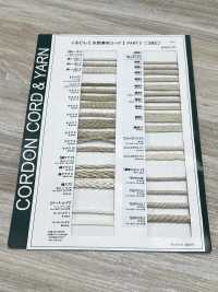 CSC1 Natural Material Cord PART 2 Cotton Slub Cord 1 Round Cord 5.0mm[Ribbon Tape Cord] Cordon Sub Photo