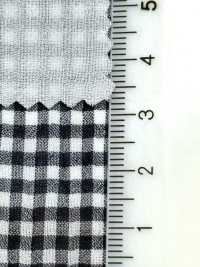 14428 80 Single Thread Cotton SZ Voile Chiffon Gingham Check Triple Wash Finish[Textile / Fabric] SUNWELL Sub Photo