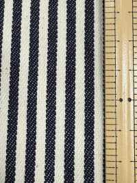 W1027 Cotton Bold Stripe Hickory Denim 7oz[Textile / Fabric] Yoshiwa Textiles Sub Photo