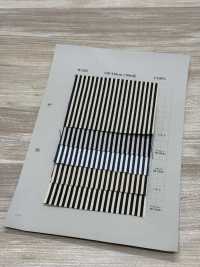 W1027 Cotton Bold Stripe Hickory Denim 7oz[Textile / Fabric] Yoshiwa Textiles Sub Photo