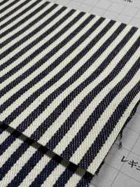 W3333-D Cotton Bold Stripe Hickory Denim 10oz[Textile / Fabric] Yoshiwa Textiles Sub Photo