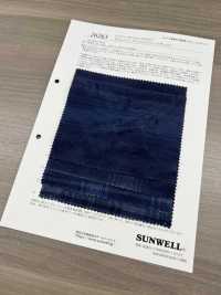 26263 21 Well Indigo Corduroy Check Shirt[Textile / Fabric] SUNWELL Sub Photo