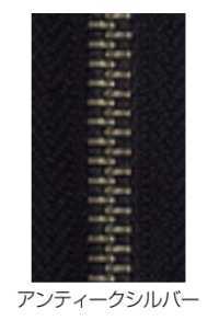 10MGTHC-SLSH-H Head-matching Metal Zipper Size 10, Antique Silver Closed End YKK Sub Photo