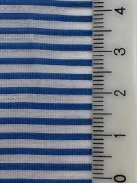 44018 Aera 20d Nylon/60 Single Thread Cotton Lawn Horizontal Stripe GS Wash Finish[Textile / Fabric] SUNWELL Sub Photo