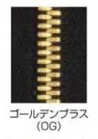 3SGWOGC-SLSH-H Head-to-head EXCELLA® Zipper Size 3 Golden Brass Closed-end Double YKK Additional Images